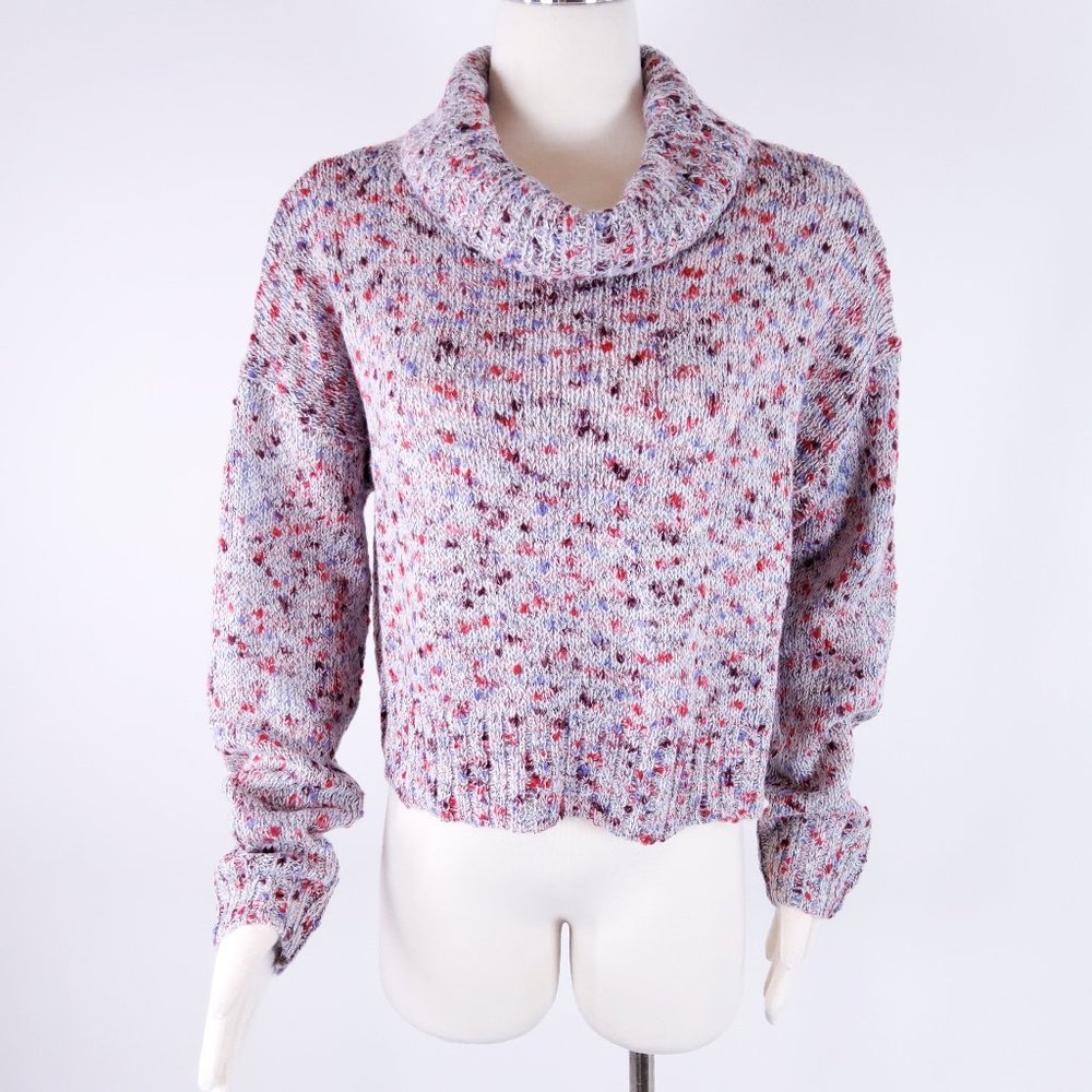 New BP. Long Sleeve Slouchy Cowl Neck Sweater Multicolor Size Medium